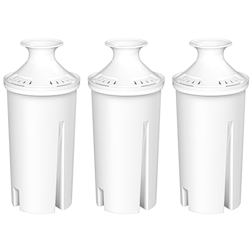 Fil-Fresh 3-Pack Water Filter Replacements for Brita Water Pitchers and Dispensers, NSF 53&42...