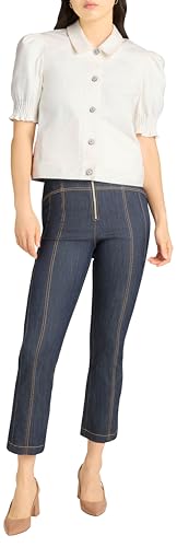 Cinq à Sept Women's White Denim Roselyn Jacket2