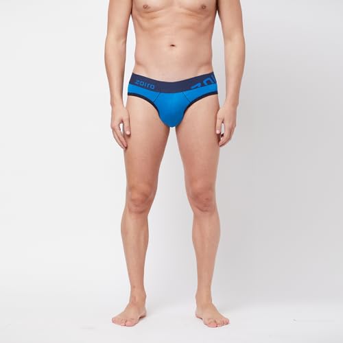 Image of Zoiro Men's Brief | Soft Band | Soft No-Marks Elastic | Breathable Innerwear | Pack of 1 | Color May Vary
