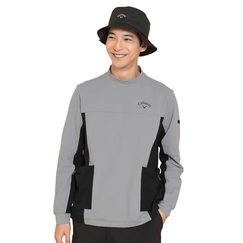 Callaway メンズ長袖モックネックシャツ C24233104