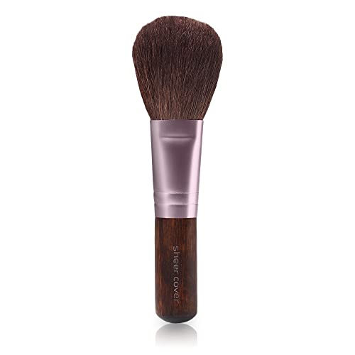 Sheer Cover – Flawless Face Kit – Perfect Shade Mineral Foundation – Conceal & Brighten Highlight Trio – With Free Foundation Brush And Concealer Brush – Tan Shade – 4 Pieces #TOP4