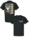 Trenz Shirt Company Men’s Best Buckin’ Dad Ever Shirt – Distressed Hunting Flag Tee, Funny for Outdoorsman, Black-X-Large