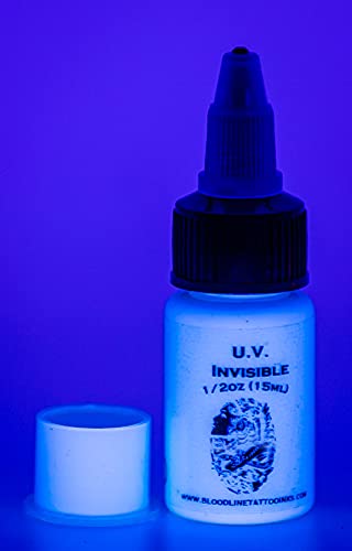 Bloodline Tattoo Ink Blacklight UV Invisible - 1/2 oz (15 ml)