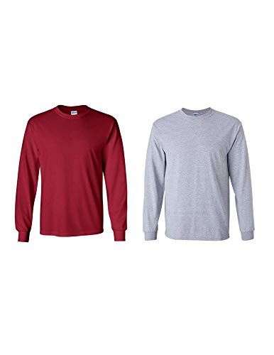 Image of Gildan Men's Ultra Cotton Long Sleeve T-shirt, Style G2400