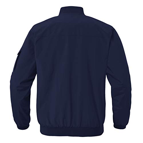 donhobo Men's Spring Autumn Casual Jackets,Lightweight Bomber Jacket Outdoor Sports Thin Baseball Coats with Zipper Pockets - Image 3