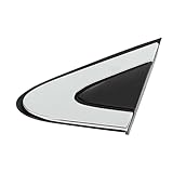 Merkmal: Typ: Säulen-Eckdreieck-Zierleiste, Zustand: Brandneu, Farbe: Schwarz Silberton, Material: Kunststoff, Platzierung am Fahrzeug: Vorderseite linke Seite.