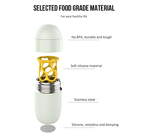 Gestoofd Beker Ontbijtfles Smart Thermos Koude Isolatie Cup Gestoofd Ei Zelfgemaakte Voedende Pap Thermoses Roze - Afbeelding 7