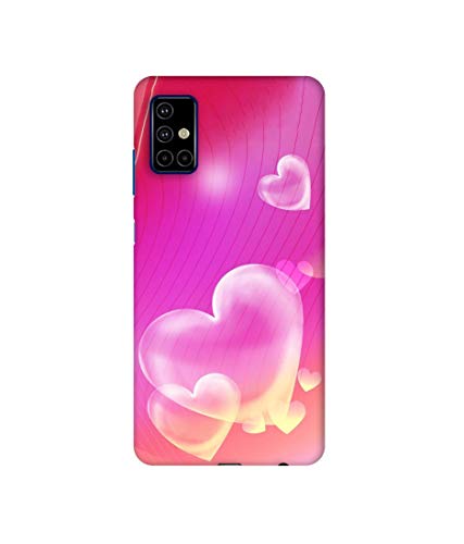 Image of Amazon Brand - Solimo Basic Case for Samsung Galaxy M51 (Plastic Multicolor)