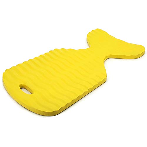 Whale Tail Pool Float Lounger – Teal Foam Floating Cushion with Ripple Texture, Fun Whale Shape, Durable Water Lounger for Adults & Kids – 35.5