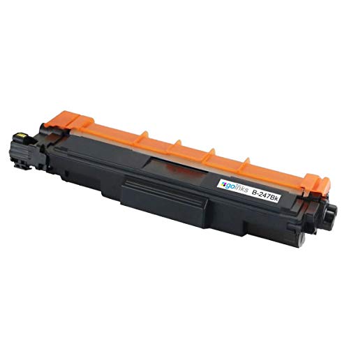 Go Inks Compatible TN247Bk Laser Toner Cartridge - 1 Pack replacement for Brother DCP, MFC & HL Printers - 3000 Pages - Black