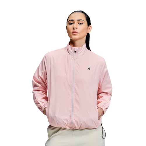 Image of Boldfit Windcheater Jacket for Women, Lightweight & Wind-Resistant with Reflective Cool Jacket for Women, Relaxed Fit-Stylish Windbreaker for Outdoor with Zipper Pockets
