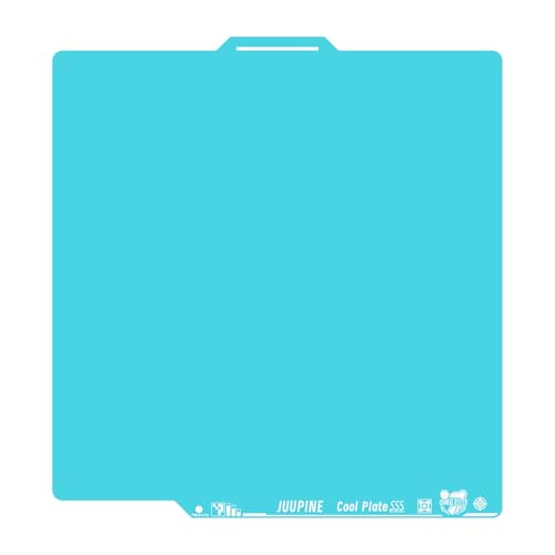 Upgraded Build Plate with QR Code Smooth Cool Plate for Bambu lab Printing Platform Glacier Plate 257x257mm Excellent Adhesion heatingbed for Bambus P2S/P1P/P1S/A1/X1E/X1/X2D 3D Printer Accessories
