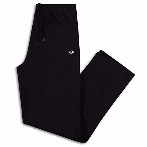 Champion Big and Tall Sweatpants for Men – Open Bottom Men’s Fleece Sweatpants