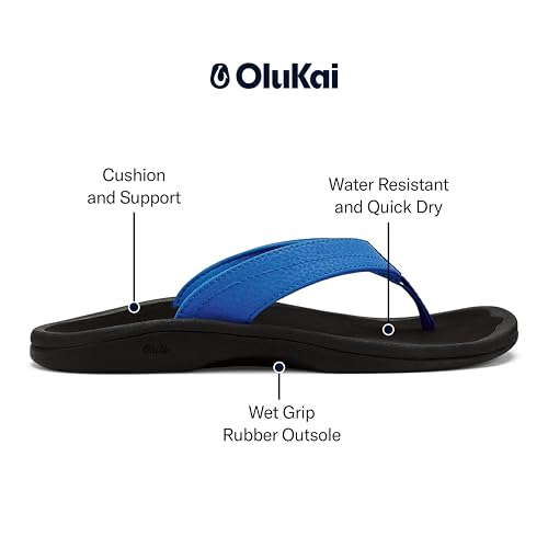 Image of OluKai Ohana Women's Sandals, Water Resistant Flip Flops with Arch Support
