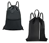 HOLYLUCK Men & Women Outdoor Sport Gym Sack Waterproof Drawstring Backpack Bag