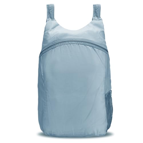 Mochila de senderismo plegable ultraligera 15L gris miniatura 1