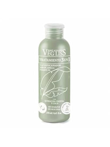 Vegliss - Home Care 3 In 1 250 Ml - Balsamo, Maschera E Leave In - Idratazione, Morbidezza E Protezione - Vegano, Senza Solfati Né Parabeni