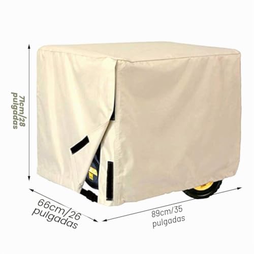 Accesorios de generador impermeables y fundas protectoras exteriores beige 5