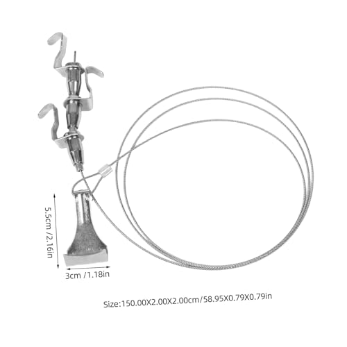 Image of Holibanna Adjustable Hooks for Picture Frames Heavy Duty Mirror Hanging Hardware