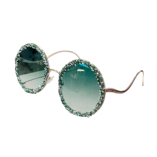 Lunettes de soleil rondes rétro pour femmes parfaites pour les terrasses d'été
