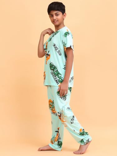 Image of Ninos Dreams Boys Cotton Coord Set /Boys Night Suit /Boys Loungewear /Boys Night Dress