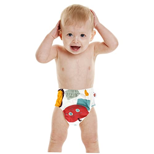 SHOWERORO 2 Peças Fraldas Para Bebês Calças De Treinamento Para Recém-Nascidos Roupas Íntimas Para T
