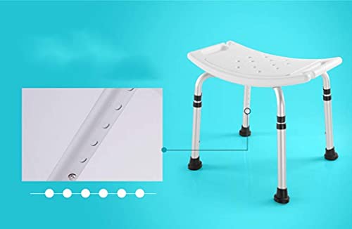 Chaise de douche handicapé CHEWYNP avec dossier et tabouret de bain senior