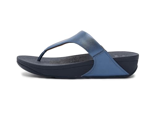 Image of FitFlop Womens Lulu Leather Toe Post Sandals