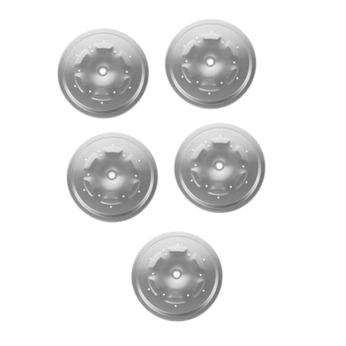 HOLIDYOYO 5 Piezas Eléctrica Placa Interior De La Tapa De La Elemento Metálico De Tapa De Repuestos Olla a Presion Silver Aluminio