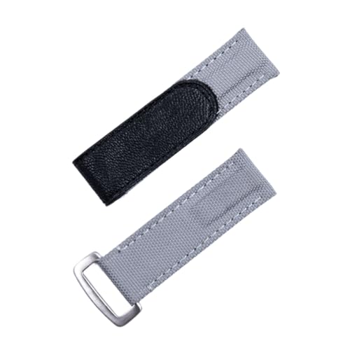 Bracelet montre nylon et cuir 21mm stylé pour votre quotidien