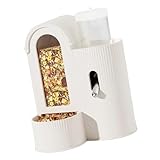 Assure la propreté de la cage pendant la routine d'alimentation quotidienne avec récipient anti-fuite et alimentation en eau anti-goutte pour des environnements hygiéniques pour animaux de compagnie