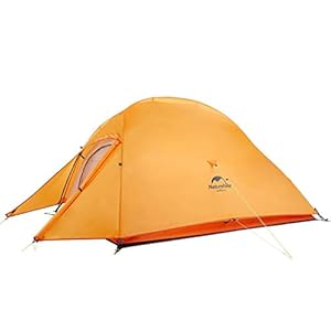Naturehike テント 2人用 アウトドア 二重層 超軽量 防風防水 PU3000/4000 キャンピング プロフェッショナルテント CloudUp2アップグレード版（専用グランドシート付）