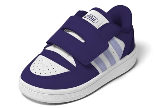 Basket basketball adidas Break Start bébé unisexe en noir et blanc