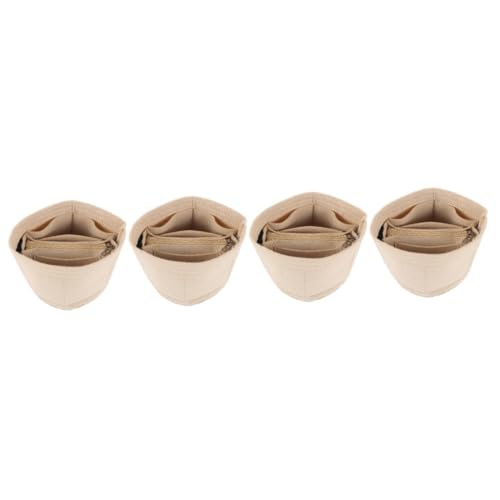 Organisateur de sac à main en feutre SOIMISS : lot de 4 inserts de rangement cylindriques