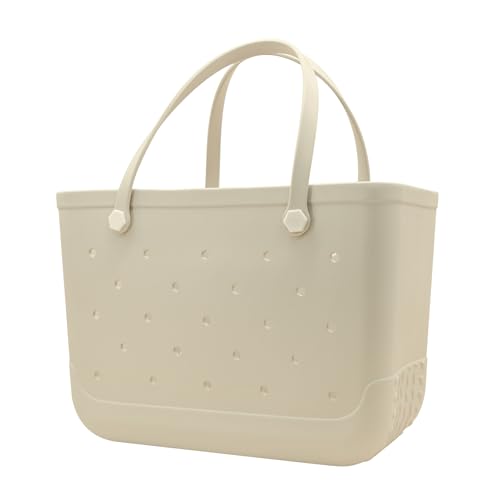 Beach Totebag X-Large Waterproof Sandproof Rubber Beach Tote...