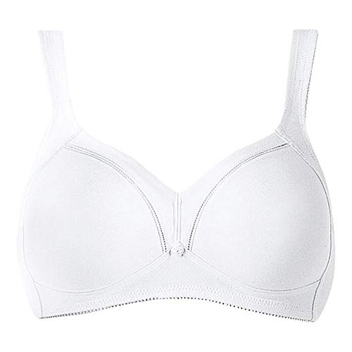 Triumph Damen BH Cotton Shaper N, ohne Bügel, ohne Polsterung, Verstellbare Träger, 90C, Weiß – Ansicht 2