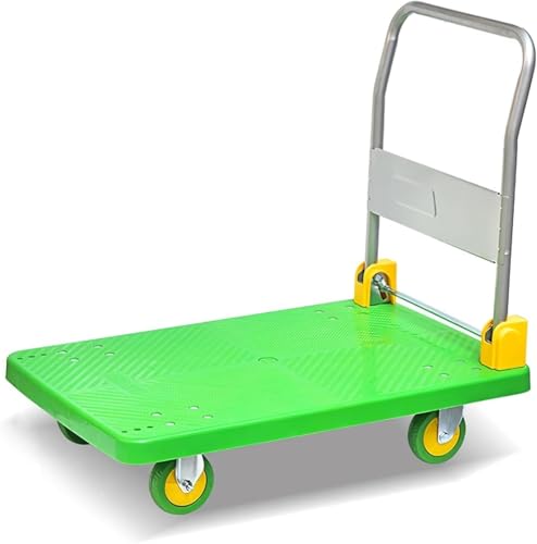 Carretilla plegable con plataforma 72x46 cm verde miniatura 1