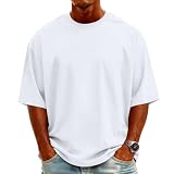 Camisetas Verano Hombre, Pack Originales Running Camiseta Vestir, Basicas Ropa Manga Corta Trabajo Crossfit Transpirables Deporte Vintage Cuello Redondo Men Ropa Hombre Verano, S