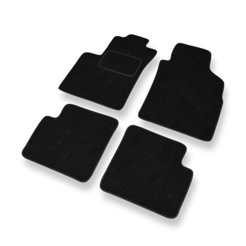 Mossa Tapis de Sol adapté pour Ford KA II (2008-2016) - Tapis de Voiture - Noir 1