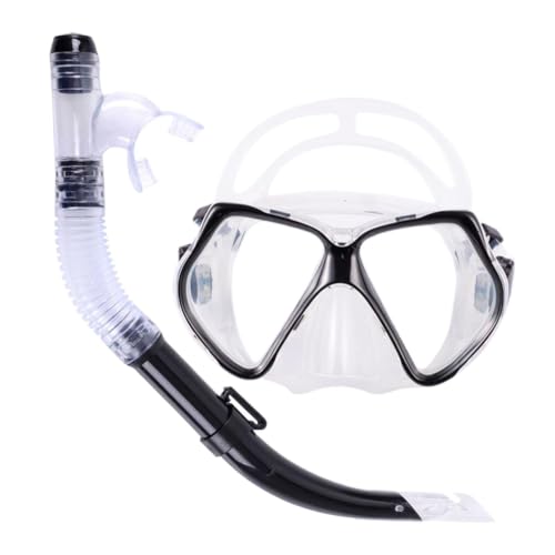 Equipo de snorkel para vacaciones familiares con máscara de buceo ajustable antiniebla