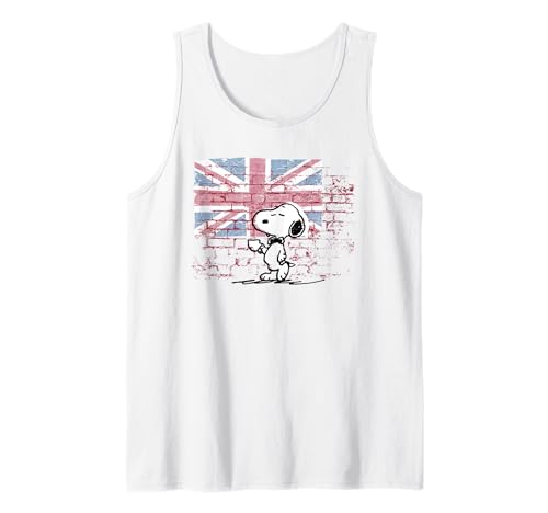 Photo de Peanuts Snoopy Posh Union Jack Wall Débardeur