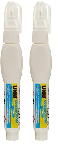 UHU Stylo correcteur - Stylo avec liquide de correction, précis, séchage rapide, blanc, 8ml (Lot...
