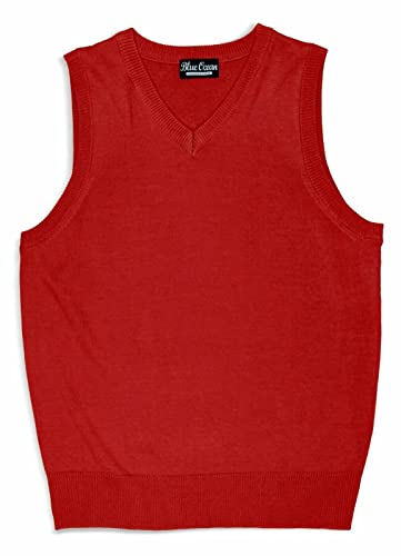 Blue Ocean Boys/Toddlers Solid Color Sweater Vest