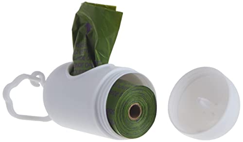 image for Amazon Basics Dog Poop Bags With Dispenser and Leash Clip, Lavender Sc