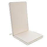  Cojín de Silla para Camping o jardín Beige de poliéster Garden - LOLAhome