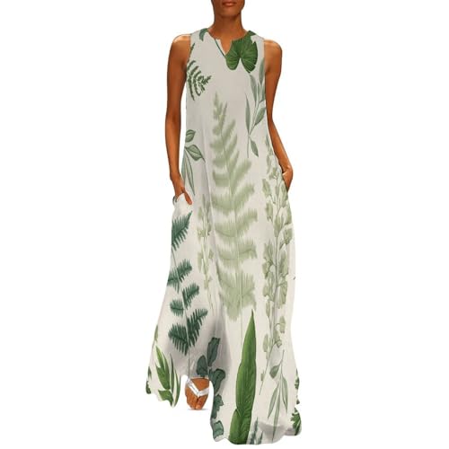 Robe Longue Imprimé Forêt idéale pour vos soirées d'été bohèmes et cocktails en plein air