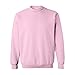GILDAN 50/50 Adult Crewneck Sweat Maillot de survêtement, Rose Clair, S Homme