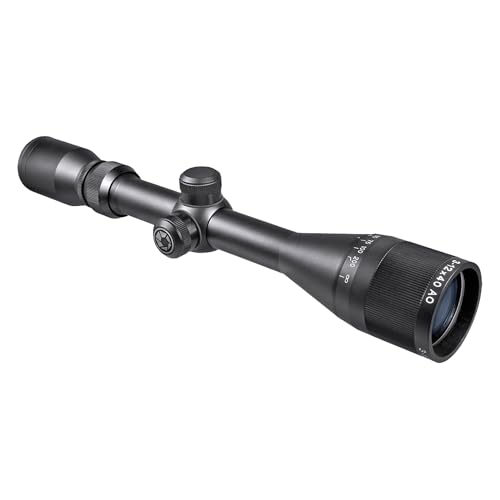 BARSKA 3-12x40 AO Airgun, Black Matte, Mil-Dot
