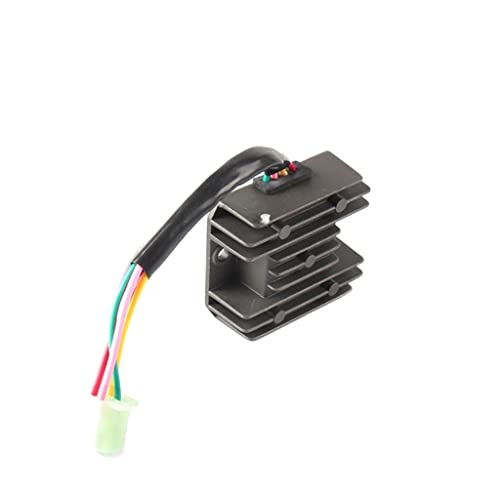 RYOZAI Régulateur Tension 4 Fils régulateur de Tension redresseur Moto Bateau Moteur pour Mercury ATV GY6 50 150cc Scooter cyclomoteur JCL NST TAOTAO