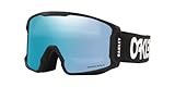Oakley Line Miner M OO7093 Black w/Prizm Sapphire Iridium Ski Goggles For Men For Women + BUNDLE...